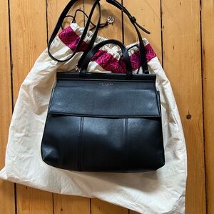 Tory Burch Block T Satchel Crossbody Bag